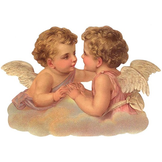 Two Cherubs Large Scrap ~ Germany ~ New for 2013